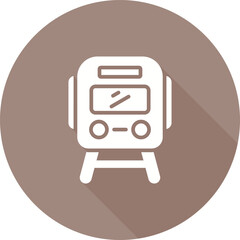 Sticker - Train Vector Icon