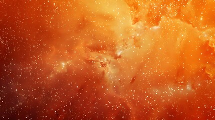 orange galaxy background