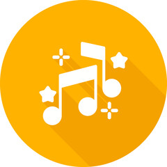 Wall Mural - Music note Vector Icon