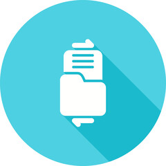 Poster - File Sharing Vector Icon