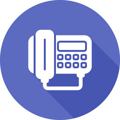 Canvas Print - Fax Machine Vector Icon