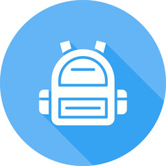 Sticker - Backpack Vector Icon