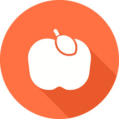 Sticker - Apple Vector Icon