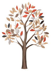 Poster - PNG Painting tree art creativity.