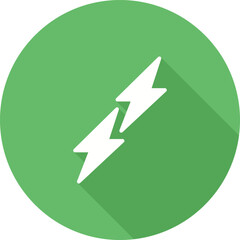 Sticker - Lightning Vector Icon