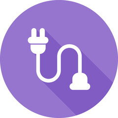 Poster - Cable Connector Vector Icon