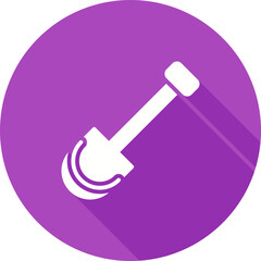 Sticker - Shovel Vector Icon