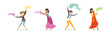 © topvectors - Indian People Characters Celebrating National Holiday of Spring and Colors Vector Set