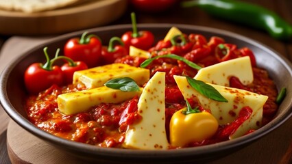 Sticker -  Deliciously Spicy Cheese  Pepper Dish