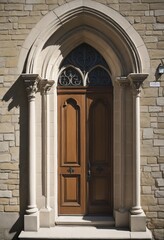 medieval entrance door