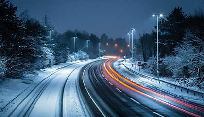 Canvas Print - traffic on the road