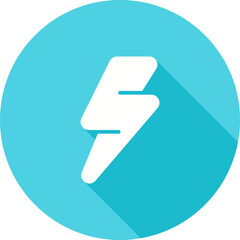 Sticker - Thunder Vector Icon