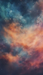 night sky abstract painting shape