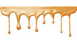 © Vector Nazmul - melted caramel dripping isolated on transparent white background, clipping path