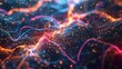 © Khan - A digital landscape filled with interconnected neural nodes and luminous data streams, perfect for illustrating technological themes.