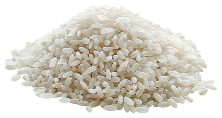 Wall Mural - PNG Photo of rice white food white background.