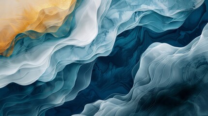 Wall Mural - Visuals abstract senses, incorporating fluid, flowing, and relaxing imagery. abstract backgrounds. Calming Rhythms