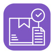 © SAMDesigning - Order Fulfillment icon vector image. Can be used for Manufacturing and Distribution.