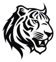 Poster - PNG Tiger icon logo animal mammal.