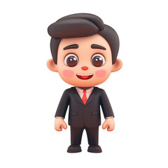 businessman cartoon character