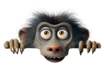 Sticker - PNG Wildlife animal mammal monkey.