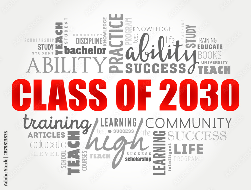 Class of 2030 - the group of students who graduated from high school or ...