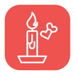 Sticker - Date Night icon vector image. Can be used for Dating App.