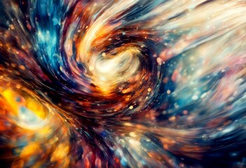 Wall Mural - creative digital technologies composed painting abstract acrylic art artistic background beautiful c