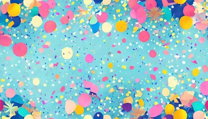 Sticker - seamless background with balloons