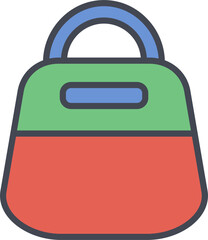 Sticker - Bag Vector Icon