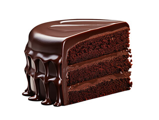 a piece of chocolate cake