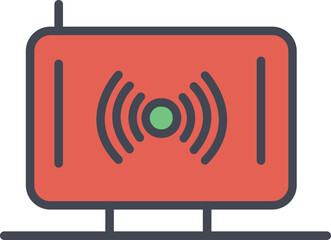 Wall Mural - Wireless Vector Icon