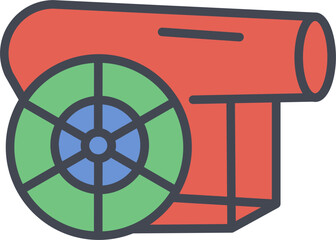 Poster - Cannon Vector Icon