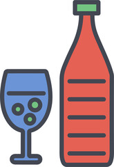 Sticker - Drink Vector Icon