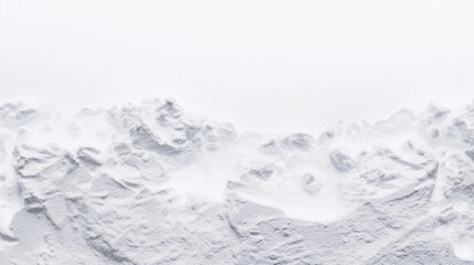 Wall Mural - Snow background, white snow top view	