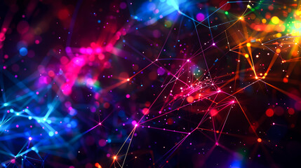 background connected line for internet or networking