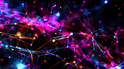 background connected line for internet or networking