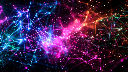 background connected line for internet or networking