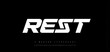 © geengraphy - Sport Modern Italic Alphabet Font logo. Typography abstract urban style fonts for technology, digital, movie logos design. vector illustration