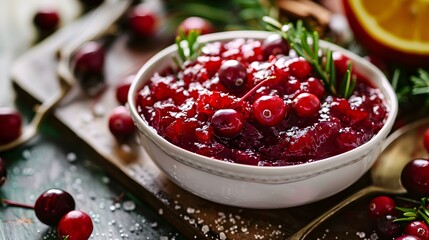 Poster - Cranberry sauce is sweet and sour made