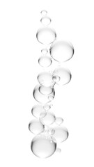 Canvas Print - PNG Bubbles line transparent simplicity.