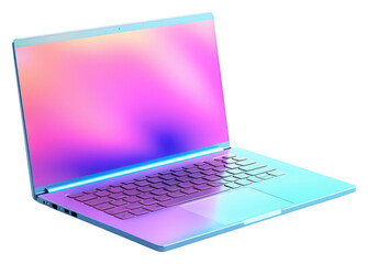 Wall Mural - png computer laptop white background electronics.