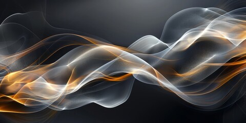 Wall Mural - create a captivating visual effect with a harmonious blend of white and gold, forming elegant abstra