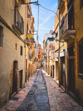 Fototapeta Uliczki - narrow street in the town