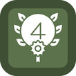 © Haris - Cum Laude Glyph Green Box Icon