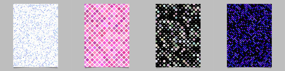 Wall Mural - abstract geometrical brochure background collection
