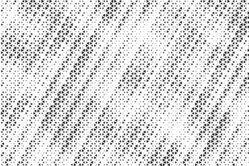 Fototapete - Triangle Shapes Vector Abstract Geometric Technology Oscillation Wave Isolated on Light Background. Halftone Triangular Retro Simple Pattern. Minimal 80s Style Dynamic Tech Wallpaper
