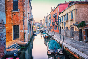 Poster - The city of Venice in the morning, Italy