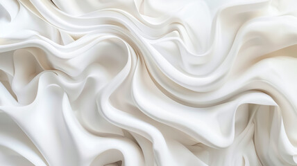 Elegant abstract background of white silk 