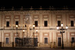 © Lindasky76 - Temple of the Triumph of Our Lady of Patronage near General Archive of the Indies in night time in Seville, Spain